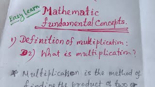 multiplication  concept  define multiplication  multiplicand  multiplier  product with examples [upl. by Bagley612]