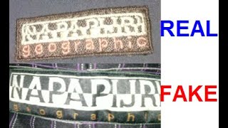 Real vs Fake Napapijri jacket How to spot counterfeit Napapijri [upl. by Eimac686]