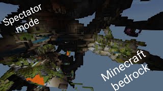 how to play in spectator mode Minecraft bedrock 120 [upl. by Naaitsirhc]