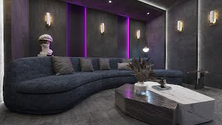 Animation Interior using Fluidray 30  Sketchup  Filmora  30fps [upl. by Mattie]