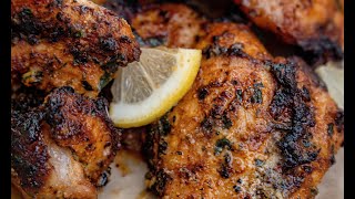 JUICY AIR FRYER CHICKEN THIGHS  EASY RECIPE [upl. by Lecia520]