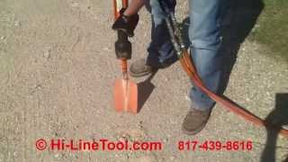 HiLine Tool Demo of Stanley DR19 Hydraulic Digger [upl. by Komsa]