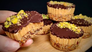 New Energy Dessert ohne Backen und Zucker Erdnussbecher zum Naschen [upl. by Chelsea]