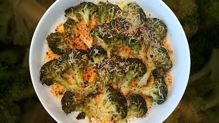 Roasted Broccoli amp Parmesan Cheese  Healthy Snack Recipe [upl. by Thaddus646]