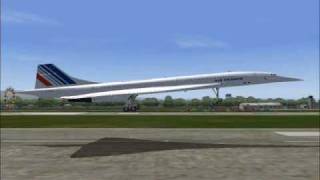 Concorde in FS9 [upl. by Emmi]