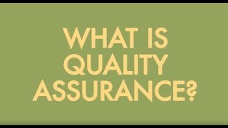 What is quality assurance [upl. by Ellimak]