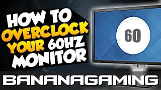 How to Overclock your 60Hz Monitor Sometimes up to 80Hz [upl. by Floris348]