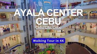 AYALA CENTER CEBU  Cebu City Cebu  Walking Tour in 4K  December 2023  Philippines [upl. by Poland]