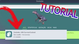 COMO USAR O APP DODODEX RECEITAS🤪 do ARK SURVIVAL EVOLVED MOBILE [upl. by Eelymmij]