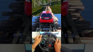 Honda Civic type EP3 narrow road in Euro Truck Simulator 2  Logitech G29 ets2mods ets2 ets2game [upl. by Allesig]