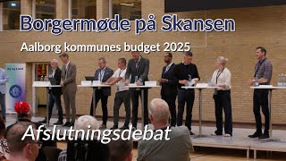 Aalborg Kommunes budget 2025  Afslutningsdebat med Clement Kjersgaard [upl. by Arimay]