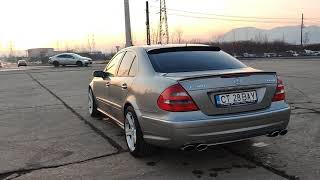 Mercedes E500 AMG exhaust [upl. by Egroej107]