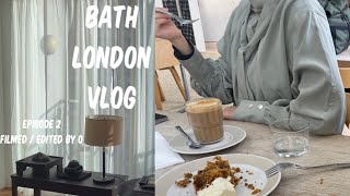 Bath London Vlog🇬🇧 영국 근교 바스 당일치기  런던 카페 Rose Bakery London  런던 맛집 Bancone [upl. by Zohara581]