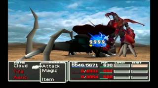 FF7  Ruby Weapon vs Omega Weapon [upl. by Meadow]