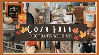 🍂 EARLY FALL DECORATE WITH ME 2024│COZY FALL DECORATING IDEAS│FALL DECOR INSPIRATION│HOME DECOR [upl. by Dorri558]