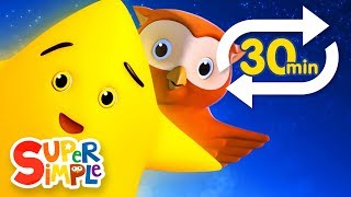 Twinkle Twinkle Little Star Extended Mix  30 Mins  Nursery Rhyme Lullaby  Super Simple Songs [upl. by Salguod147]