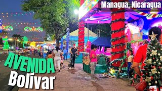 Comenzamos a Recorrer los Nacimientos Navideños en Av Bolívar en la Ciudad Capital Nicaragua [upl. by Anifad365]