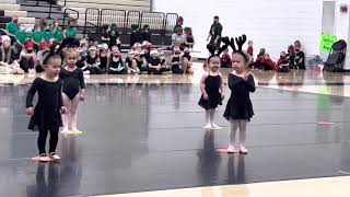 Hadley’s First Dance Show  Reindeer Hokey Pokey [upl. by Marashio]