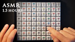 ASMR Mechanical Keyboard Switch Tester  15 hrs Soft Spoken [upl. by Herrick]