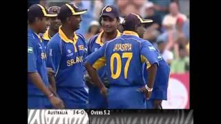 Adam Gilchrist famous walking incident in WC 2003 semifinals [upl. by Ocramed]