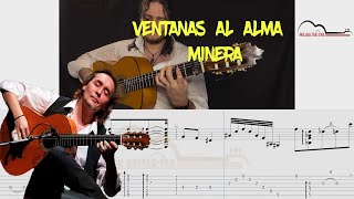 Vicente Amigo  Ventanas Al Alma Minera guitar tab tutorial cover by LucianoGhosn [upl. by Harbert]