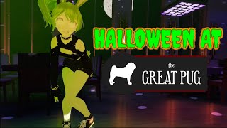 Disco Nights in VRChat 4  Halloween at the Great Pug [upl. by Nadiya]