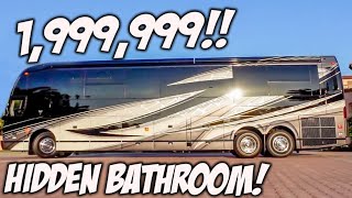 2 MILLION DOLLAR MOTORHOME WITH A HIDDEN BATHROOM [upl. by Huai]