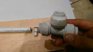 Part 3  INSTALLING JG SPEEDFIT PLUMBING PIPE FITTINGS [upl. by Monteria]