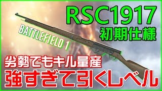 【BF1】RSC 1917は看護兵最強武器かもしれない quotPlay Log 67quot【DLC】 [upl. by Silvana]