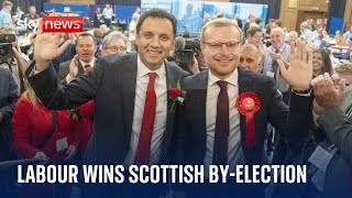 Rutherglen and Hamilton West byelection Labour wins Westminster seat replacing Margaret Ferrier [upl. by Nahij750]