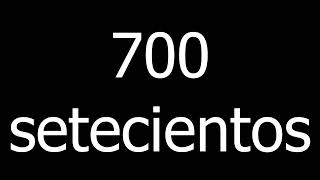 Números del 100 al 1000 de 100 en 100 en Español con subtítulo [upl. by Yblocaj978]