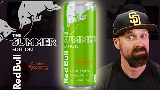 Summer Edition Red bull  The New Curuba and Elderflower Flavor [upl. by Pepper]