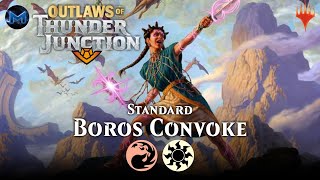 🔴⚪ Go Wide for the Win With Boros Convoke  Outlaws of Thunder Junction OTJ Standard MTG Arena Bo1 [upl. by Eidna346]