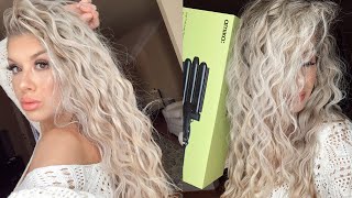 BEACHY WAVES HAIR TUTORIAL  AMIKA High Tide Deep Waver review [upl. by Haleemaj]