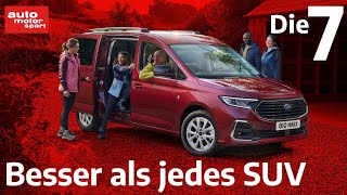 7 SUVAlternativen bis 30000€ Günstige FamilienVans von VW Opel amp Co I auto motor und sport [upl. by Yawnoc60]