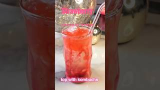 quotRefreshing StrawberryKombucha Fusion Drink  DIY Popping Boba Recipequot [upl. by Nylsirk769]