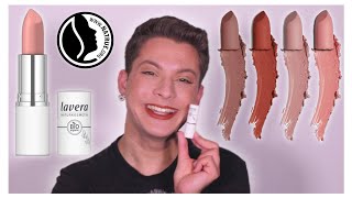 Lavera Comfort Matt Lipsticks  Swatches  Naturkosmetik Neuheiten  Ginkgomen [upl. by Aronoel]