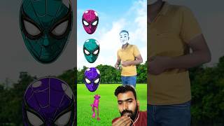 Spiderman Face to Frog Joker Gorilla amp Alein funny video shorts trending [upl. by Donelson]