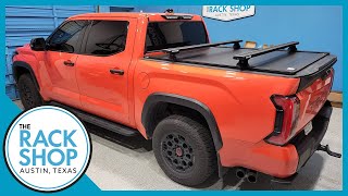 20222024 Toyota Tundra TRD PRO RhinoRack ReconnDeck Bar Retrax PRO XR Bed Rack  The Rack Shop [upl. by Nancee]