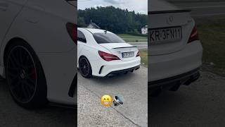 MercedesBenz A45s Test wydechu 😁🔊 supercar [upl. by Essiralc]