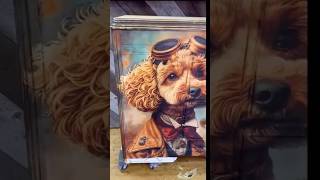 Makeover In Steampunk Style How To Apply Decoupage To Furniture [upl. by Nuris]