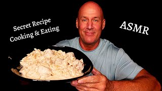 ASMR HOMEMADE MEATBALL STROGANOFFSECRET RECIPECOOKINGEATINGSOFT SPOKEN [upl. by Suirtimid]