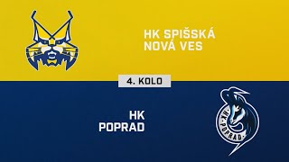 4 kolo HK Spišská Nová Ves – HK Poprad 43 HIGHLIGHTY [upl. by Lenroc]