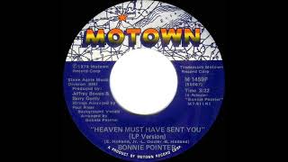 1979 Bonnie Pointer  Heaven Must Have Sent You 45LP version side [upl. by Ahsratal]