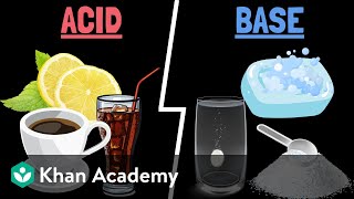 Intro to acids and bases  Chemistry  Khan Academy [upl. by Annovaj140]