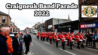 Craigneuk Band Parade  Wishaw 2022 [upl. by Aihsinat433]