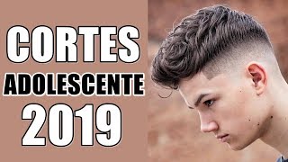 🔴 12 CORTES PARA ADOLESCENTES 2019  CORTES DE CABELO MASCULINO 2019 [upl. by Gavan]