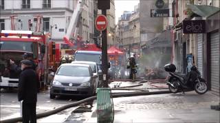 Pompiers de Paris Intervention incendie 2017 Mon Best Of Paris Fire Dept on scene  fire My best of [upl. by Hairem813]