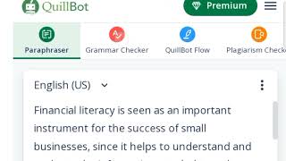 How to use paraphrasing tool and grammar checker using Quillbot [upl. by Yaker905]