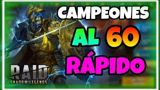 ➡️🔥Como SUBIR DE NIVEL RAPIDO en RAID SHADOW LEGENDS [upl. by Rednasyl242]